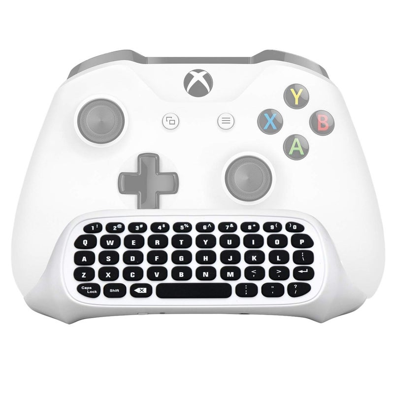 Megadream Xbox Wireless Chatpad Keyboard With 3.5mm Audio Jack for One/Series S/X, Elite/Elite 2, PC - 2.4G USB Receiver & Charge Cable Included - Image 1